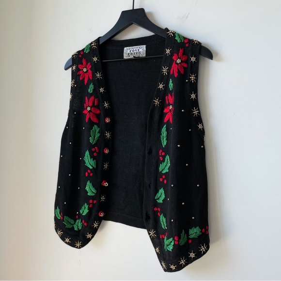 Vintage Cove Creek Christmas Holiday Vest - Picture 8 of 16